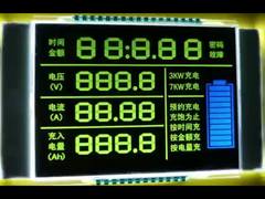A Closer Look: Black Screen Color LCD Display VA Type Full View Segment LCD Display